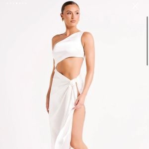 Meshki - One Shoulder Midi Dress